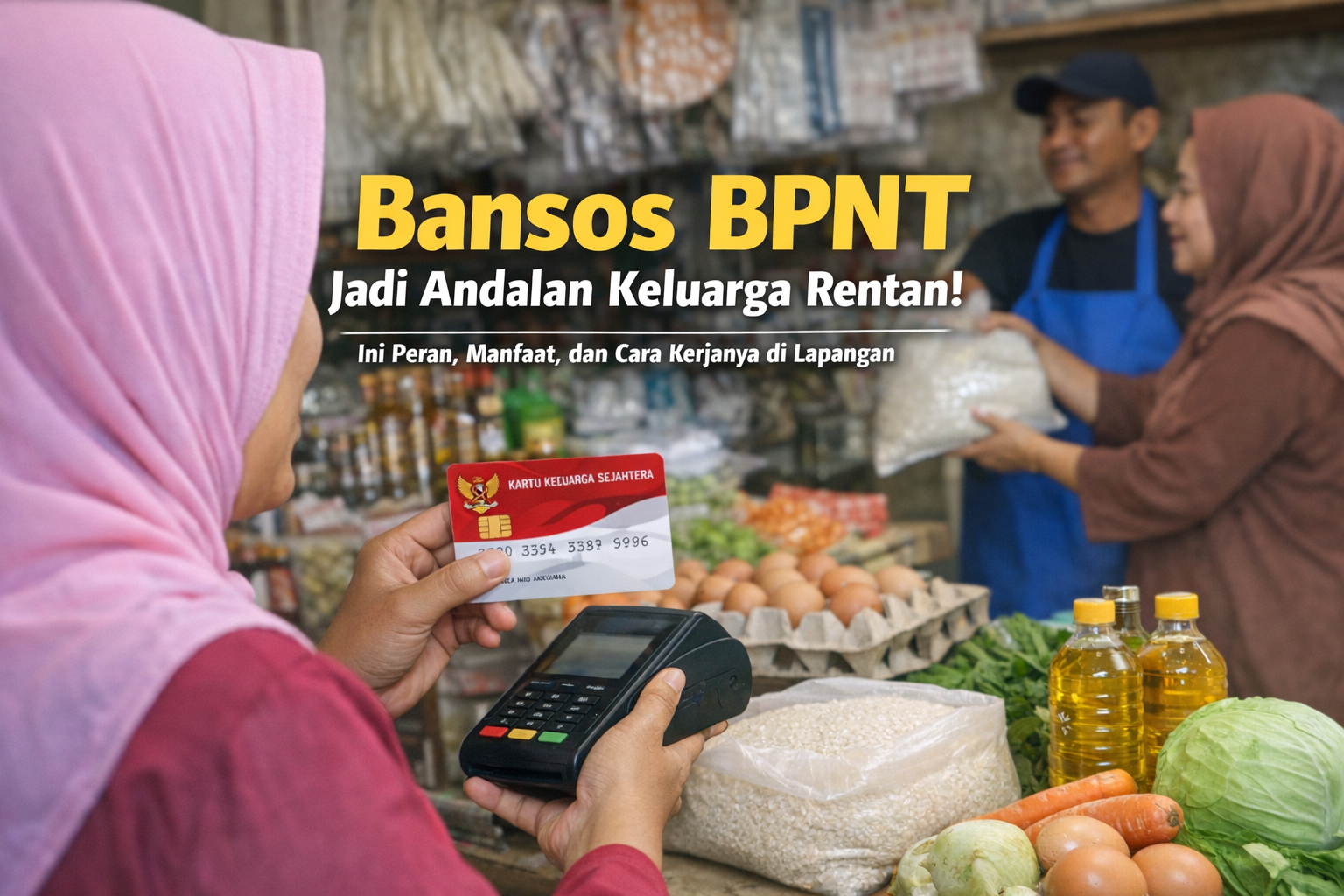 Bansos BPNT Jadi Andalan Keluarga Rentan, Ini Peran, Manfaat, dan Cara Kerjanya di Lapangan