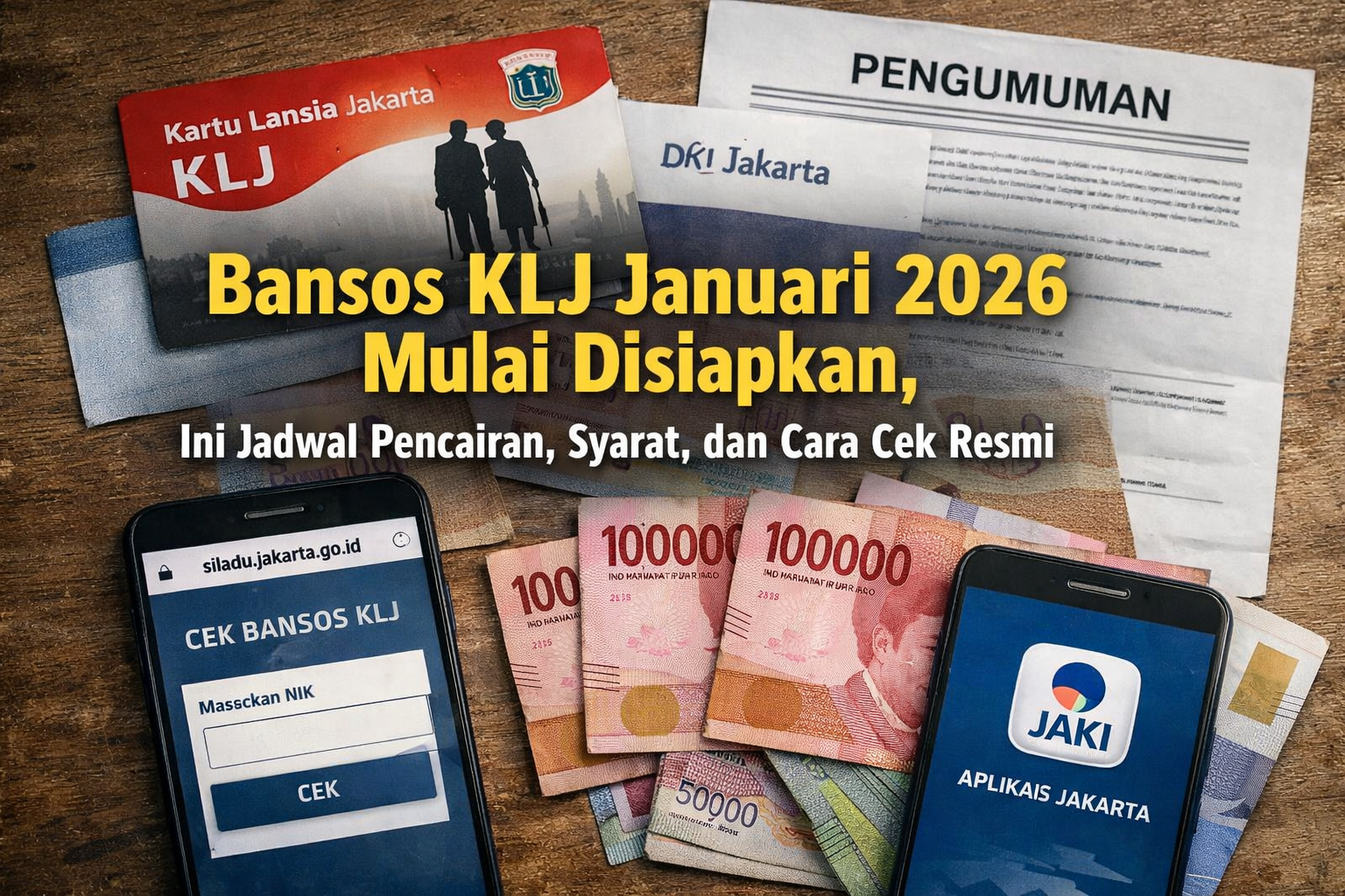 Bansos KLJ Januari 2026 Mulai Disiapkan, Ini Jadwal Pencairan, Syarat, dan Cara Cek Resmi