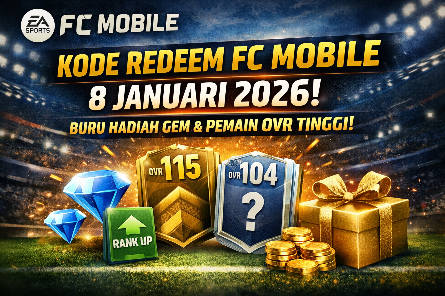 KODE REDEEM FC MOBILE 9 JANUARI 2026 Daftar Kode yang Ramai Diburu, Cara Klaim di Situs Resmi EA