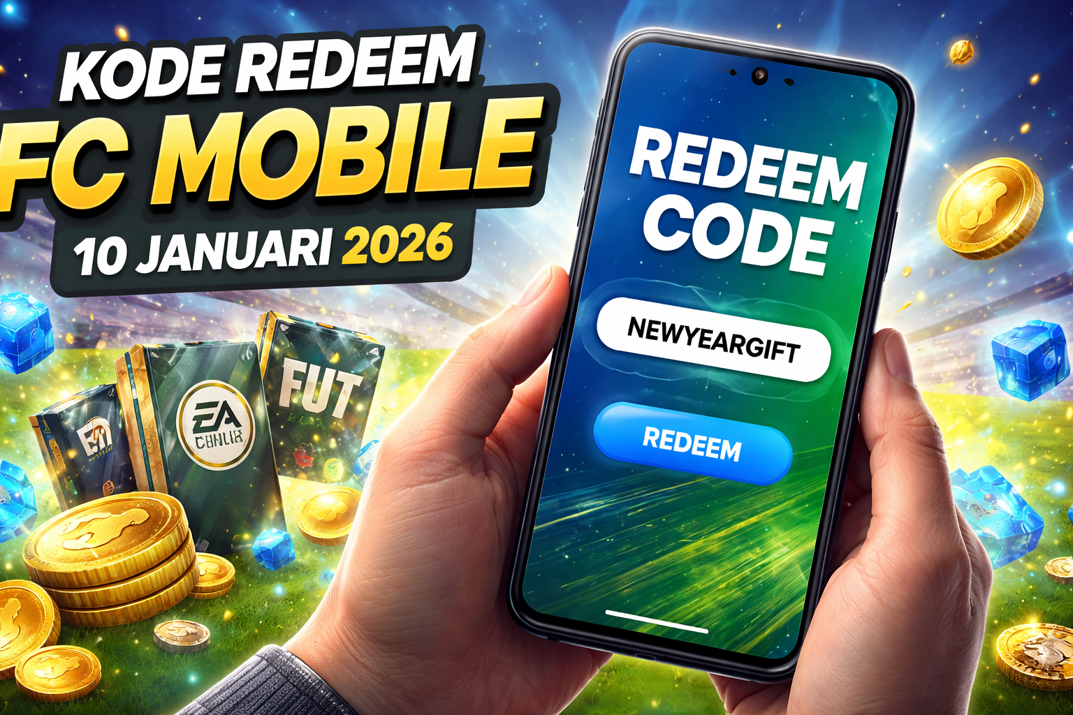 Kode Redeem FC Mobile 10 Januari 2026 Update Hadiah Gratis Jelang TOTY, Klaim Selagi Aktif