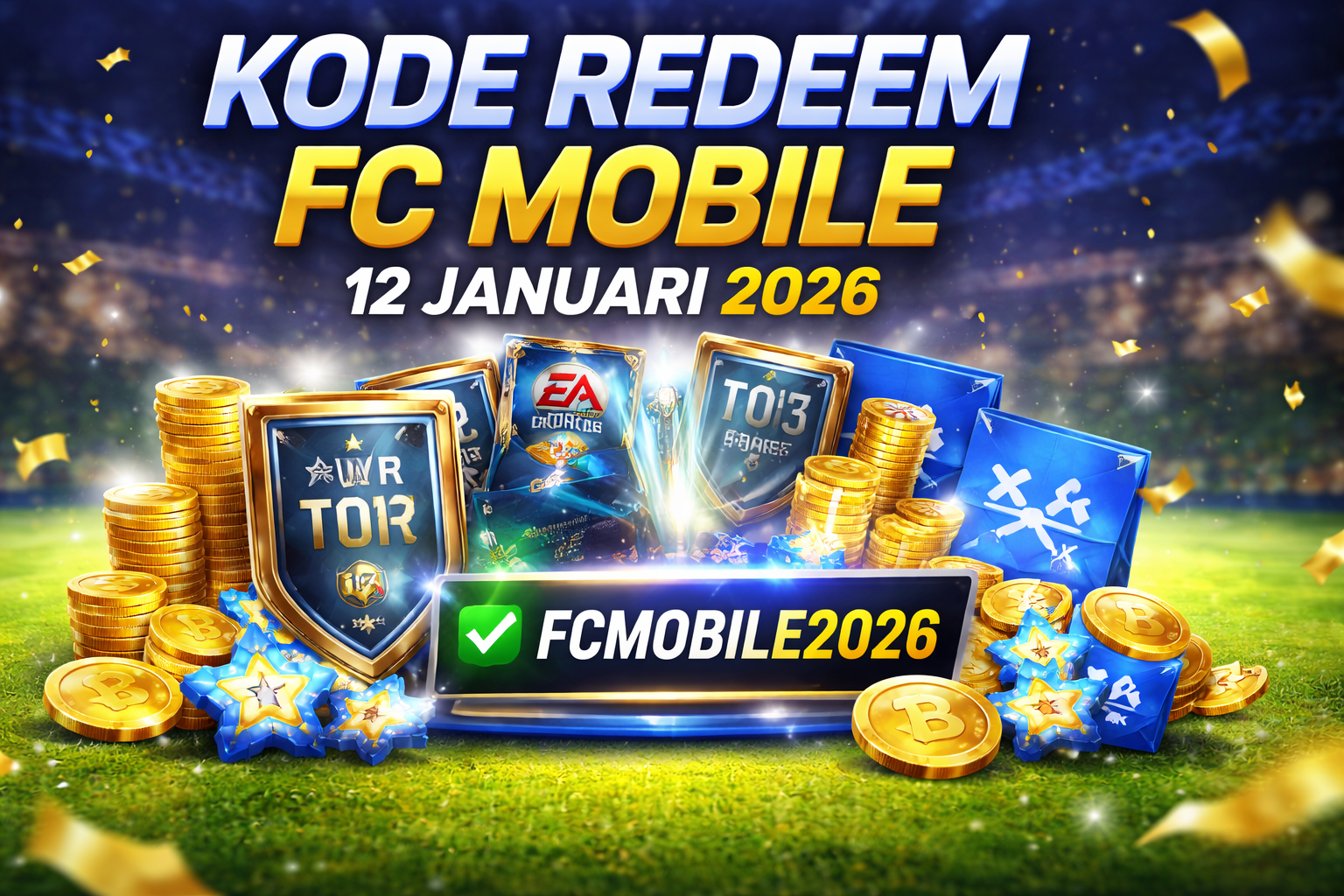 Kode Redeem FC Mobile 12 Januari 2026 Update Terbaru Jelang TOTY, Peluang Pemain OVR Tinggi Makin Terbuka