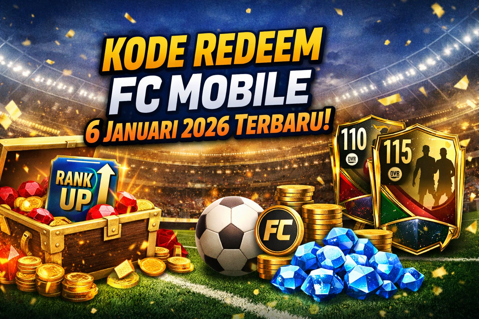 Kode Redeem FC Mobile 6 Januari 2026 Terbaru Daftar Hadiah Aktif, Gems, dan Pemain OVR Tinggi